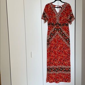 Open Back Maxi Dress